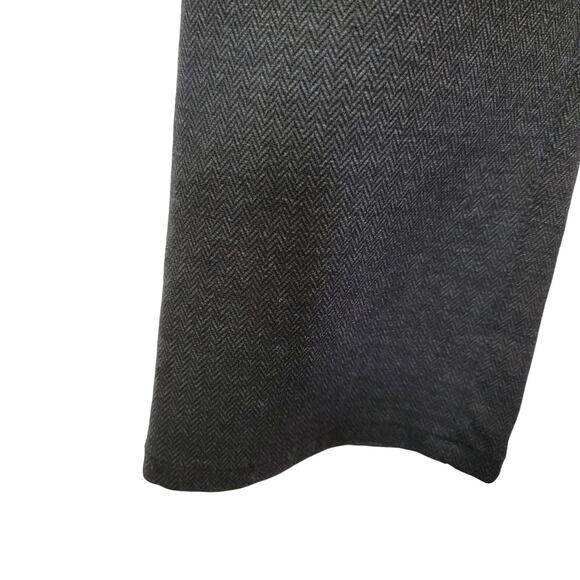 Calvin Klein Dark Gray Herringbone Slim Trouser Classic Dress Pants Size 30 x 30 - Picture 8 of 15